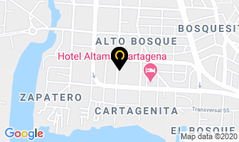 Mapa de Dissantamaría S.a. en Cartagena