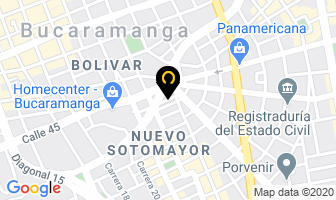 Mapa de Distbelleza en Bucaramanga