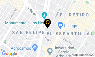 Mapa de Distincion Smoking en Bogotá D.C