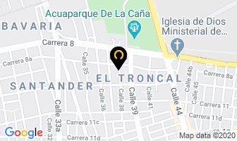Mapa de Distmecol en Cali