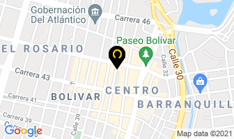 Mapa de Distrenal en Barranquilla