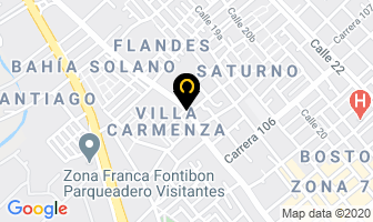 Mapa de Distri Andamios. en Bogotá D.C