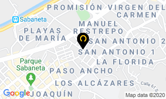 Mapa de Distri Campo en Medellín