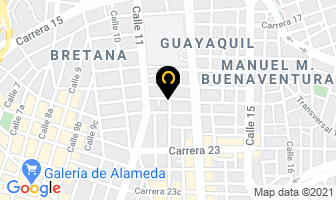Mapa de Distri Chanclas M. Ofelia en Cali