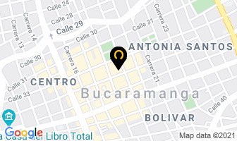 Mapa de Distri Electrónica en Bucaramanga