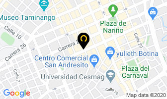 Mapa de Distri-espumas en Pasto
