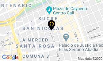 Mapa de Distri Exitos Musicales en Cali