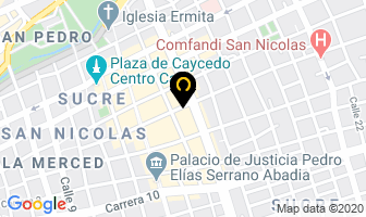 Mapa de Distri Ganchos Rey en Cali
