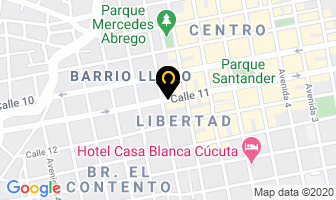 Mapa de Distri Insumos en Cúcuta