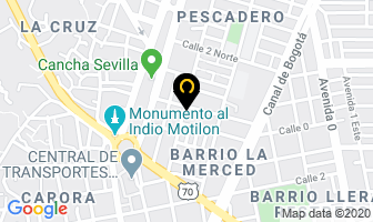 Mapa de Distri Lujos Del Oriente en Cúcuta
