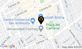 Mapa de Distri-muebles en Pasto