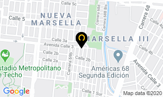 Mapa de Distri Suelas De Colombia S.a en Bogotá D.C