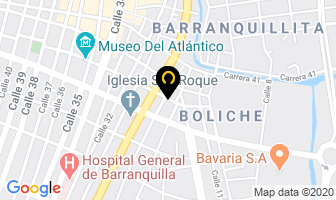 Mapa de Distri Tornillos Ltda. en Barranquilla