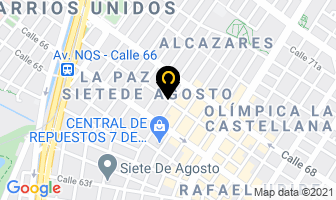 Mapa de Distri Volkswagen Ltda en Bogotá D.C