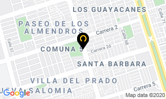 Mapa de Distri Waipe en Cali