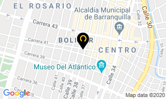 Mapa de Distrial De La Costa en Barranquilla
