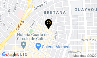 Mapa de Distrialimentos La Sirena Ltda. en Cali