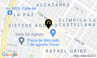 Mapa de Distriavila Ltda. en Bogotá D.C