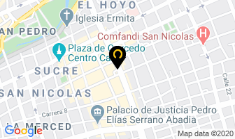 Mapa de Distribidora Hop en Cali