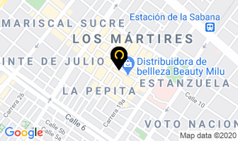 Mapa de Distribuciones A Y D Ltda. en Bogotá D.C