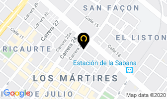 Mapa de Distribuciones Acuacort en Bogotá D.C