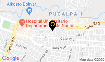 Mapa de Distribuciones Carvajal en Pasto