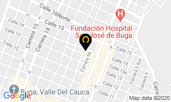 Mapa de Distribuciones Castañeda García en Buga
