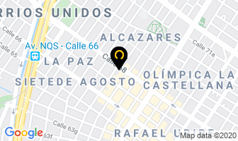 Mapa de Distribuciones Castro en Bogotá D.C