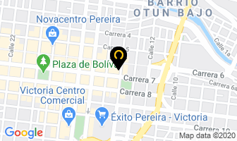 Mapa de Distribuciones Colegiales en Pereira