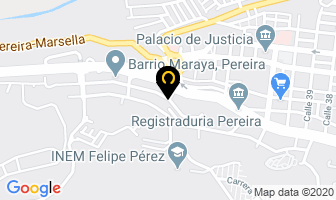 Mapa de Distribuciones Colombia Ltda. en Pereira