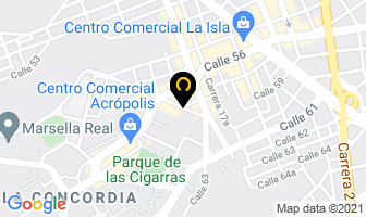 Mapa de Distribuciones David Alejandro en Bucaramanga