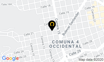 Mapa de Distribuciones E.h.n. en Bucaramanga
