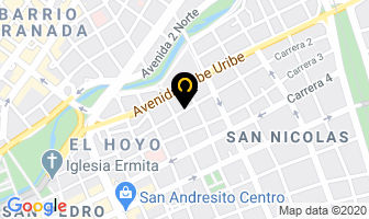 Mapa de Distribuciones Héctor Fabio Rojas en Cali
