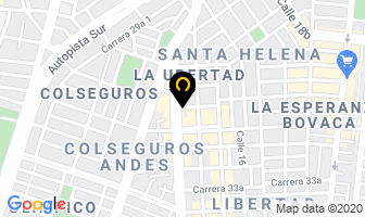Mapa de Distribuciones Hernández Gómez Ltda. en Cali
