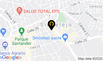 Mapa de Distribuciones Humar en Sincelejo