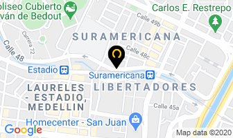 Mapa de Distribuciones Igol S.a en Medellín