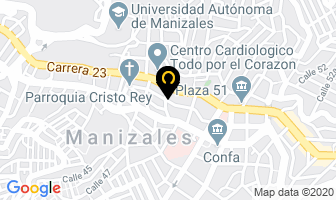 Mapa de Distribuciones Informedicas en Manizales
