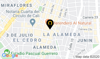 Mapa de Distribuciones La 15 en Cali