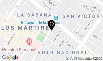 Mapa de Distribuciones M Y M en Bogotá D.C