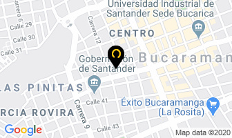 Mapa de Distribuciones O.r.g en Bucaramanga