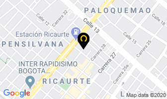 Mapa de Distribuciones Poliflex Ltda. en Bogotá D.C