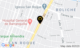 Mapa de Distribuciones Rcl en Barranquilla