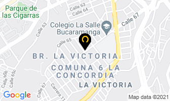 Mapa de Distribuciones Ruthmar en Bucaramanga