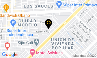 Mapa de Distribuciones S&s Valle Ltda en Cali