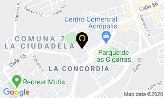 Mapa de Distribuciones S.m.c. en Bucaramanga