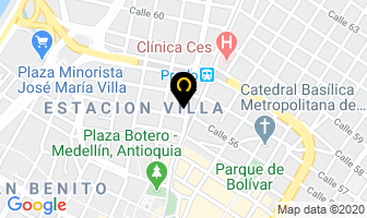 Mapa de Distribuidora Aves - Pez en Medellín