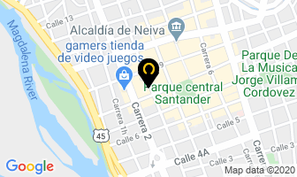 Mapa de Distribuidora Backer en Neiva