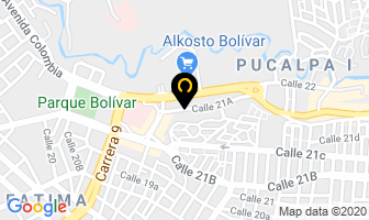 Mapa de Distribuidora Comercial Dulces Y Dulces en Pasto