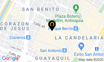 Mapa de Distribuidora De Cremalleras Querubín en Medellín