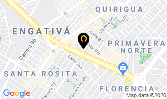 Mapa de Distribuidora De Dulces Y Desechables en Bogotá D.C